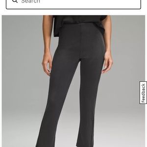 LuluLemon ribbed zip leg pants